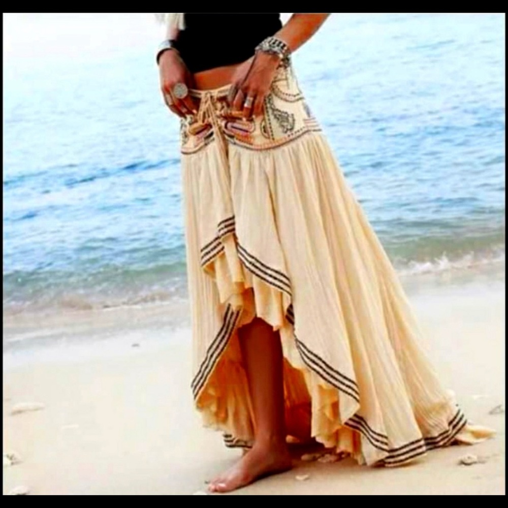 Free People Sun Rises East skirt
